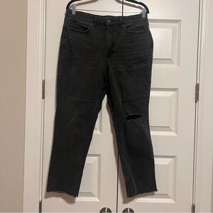 Sofia by Sofia Vergara Black Cropped Jeans